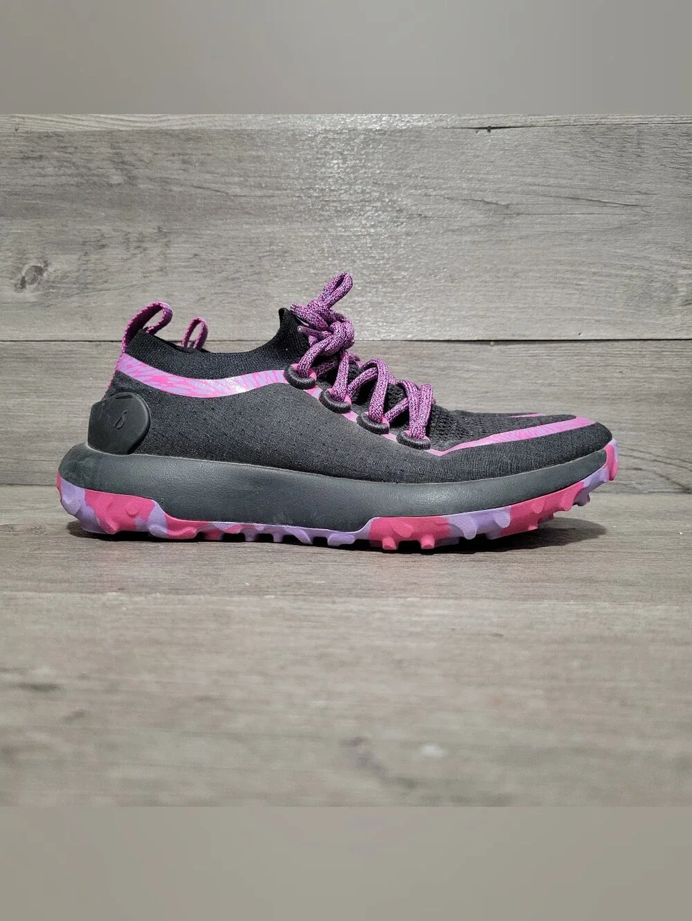 Allbirds Trail Runner SWT Womens 8.5 shoes Black Purple